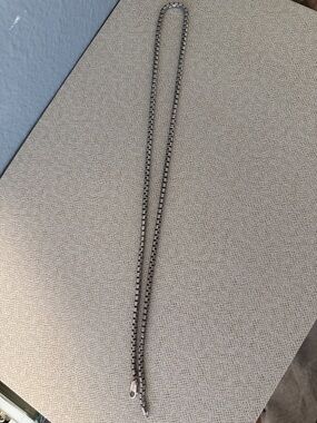 Sterling Silver Box Chain Necklace